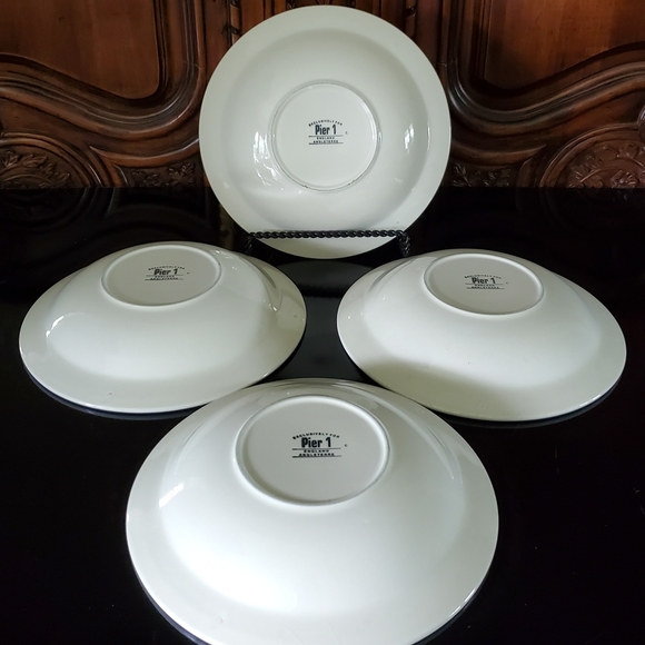 (4) "Macintosh" Pier 8 1/2" Coupe Bowls by England 🇬🇧 Angleterre (Retired) - Picture 8 of 9